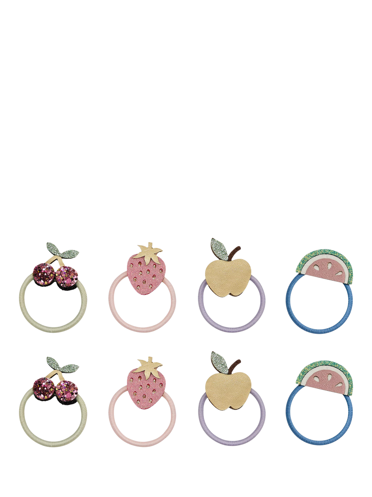Mimi & Lula Kids' Fruit Salad Hair Ponies, Pack of 8, Multi