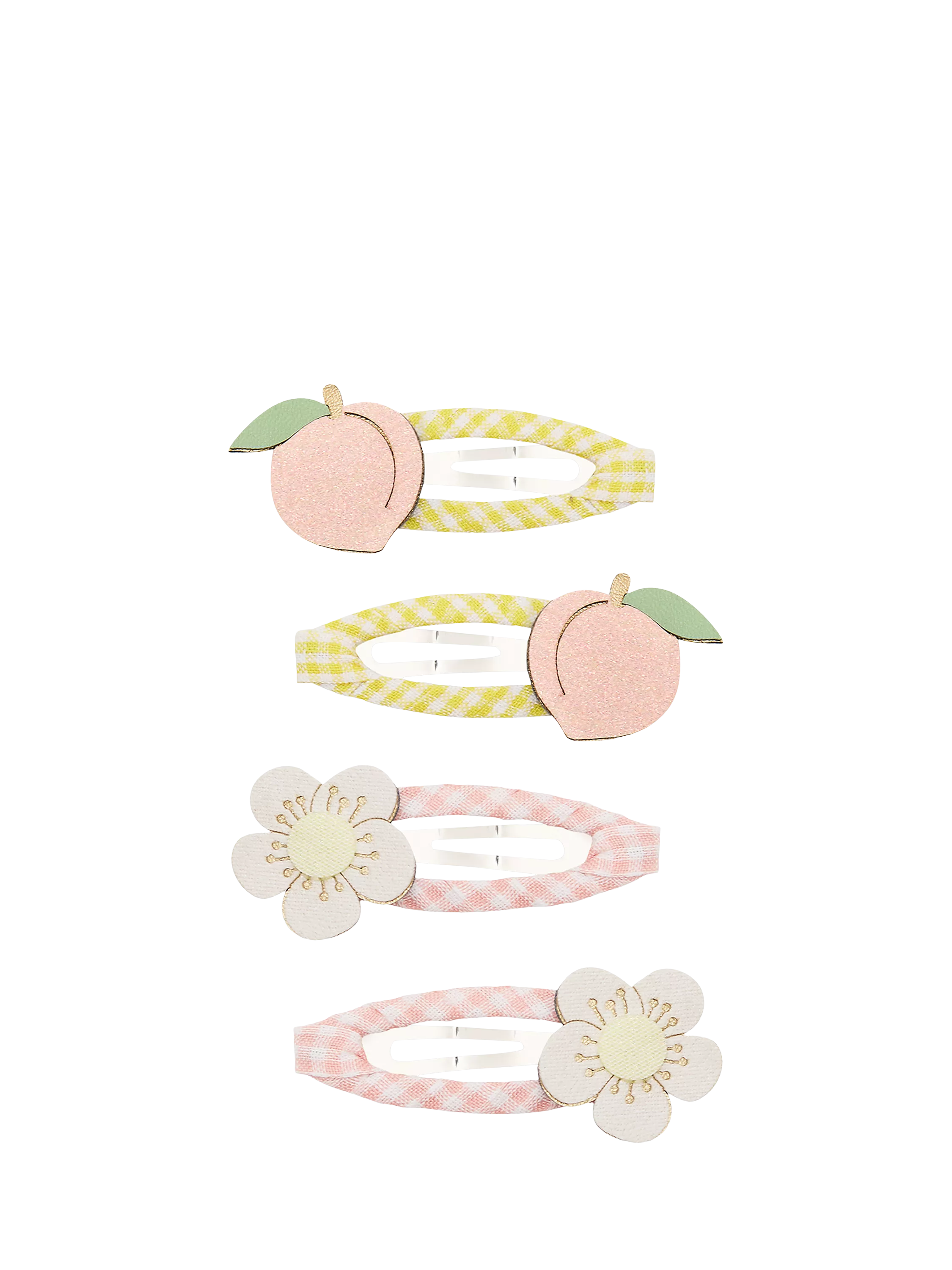 Mimi & Lula peach blossom hair clips 4-pack (British brand)