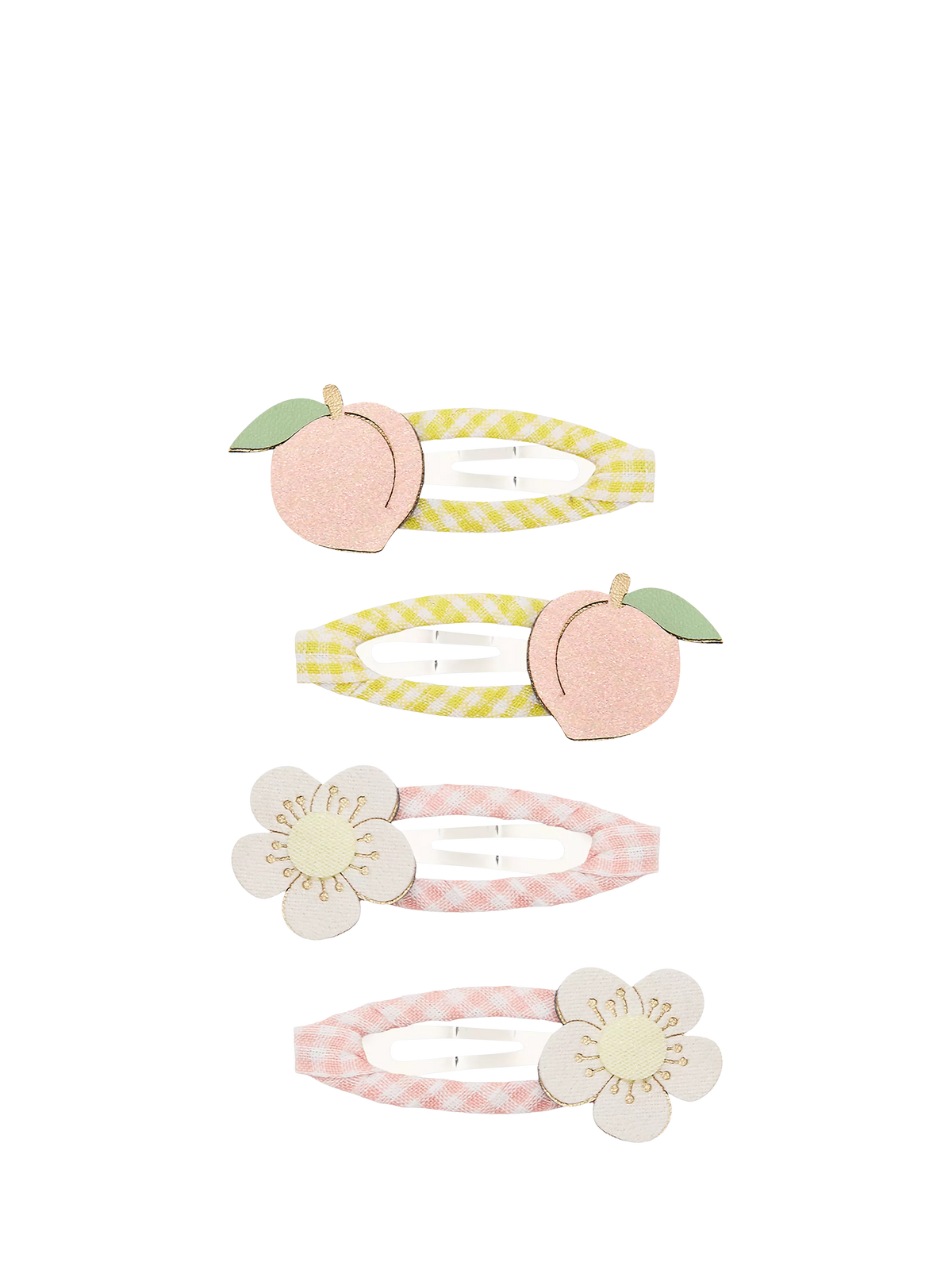 Mimi & Lula peach blossom hair clips 4-pack (British brand)