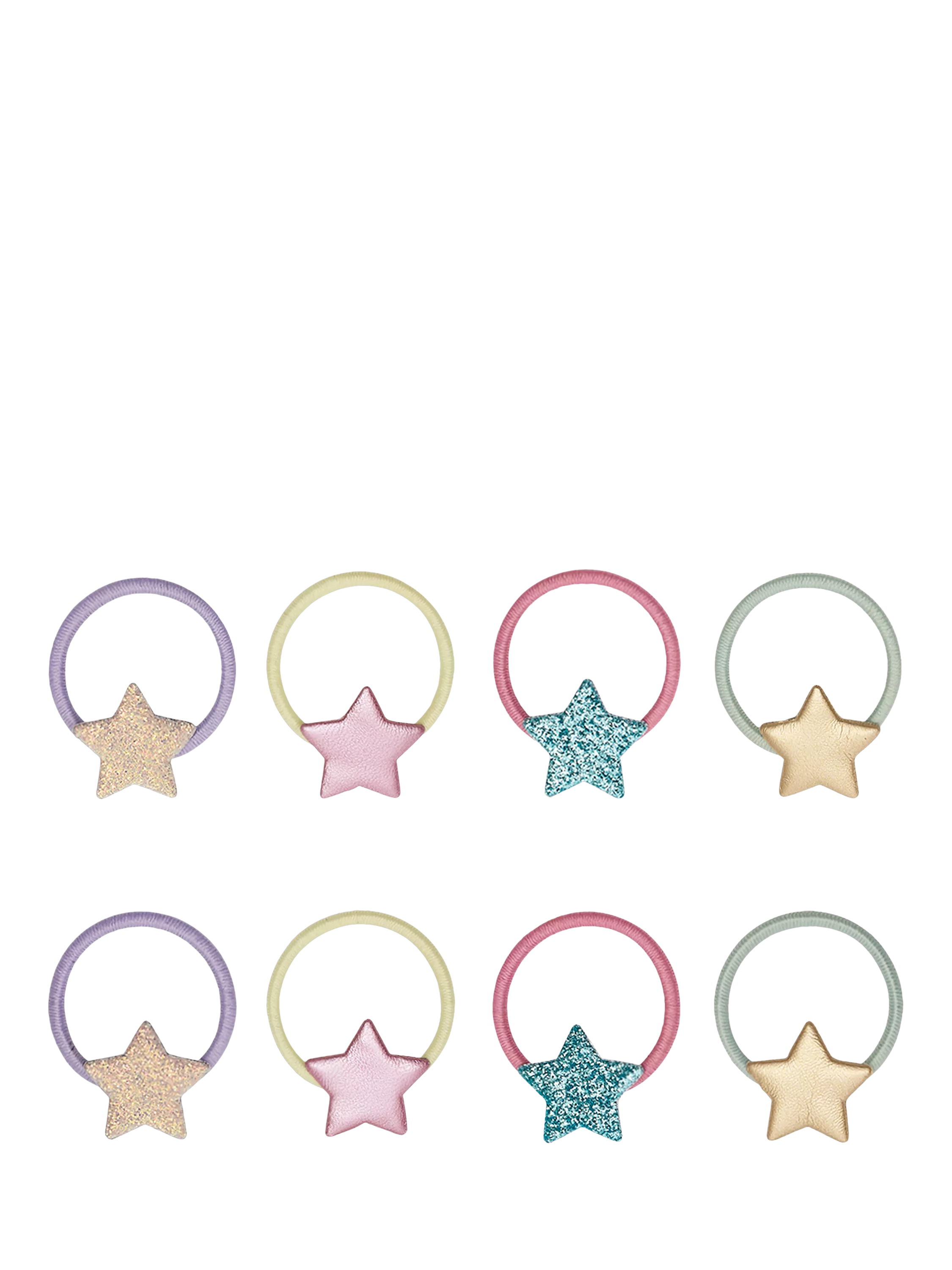 Mimi & Lula mini star hair ties pack of 8 (British brand)