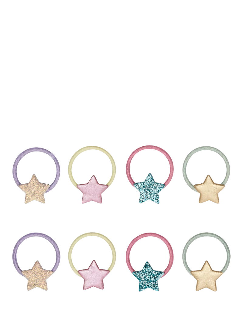 Mimi & Lula mini star hair ties pack of 8 (British brand)