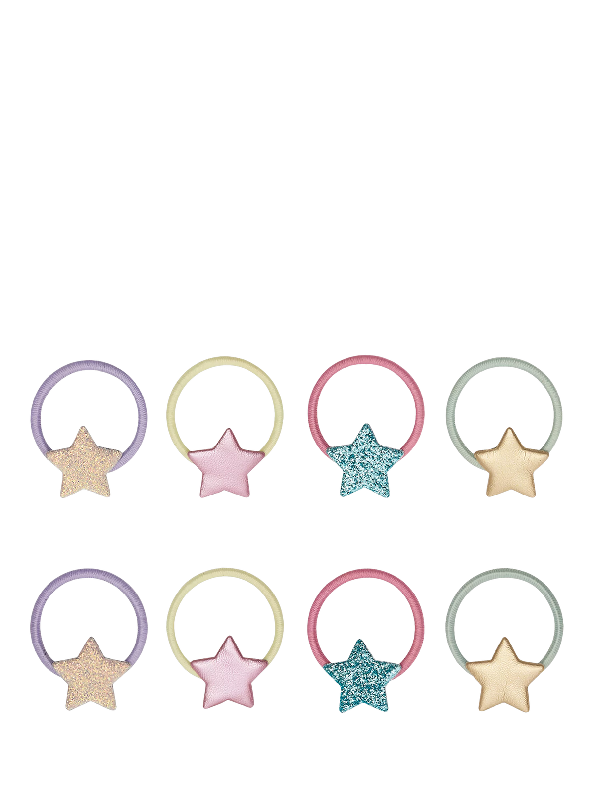 Mimi & Lula mini star hair ties pack of 8 (British brand)