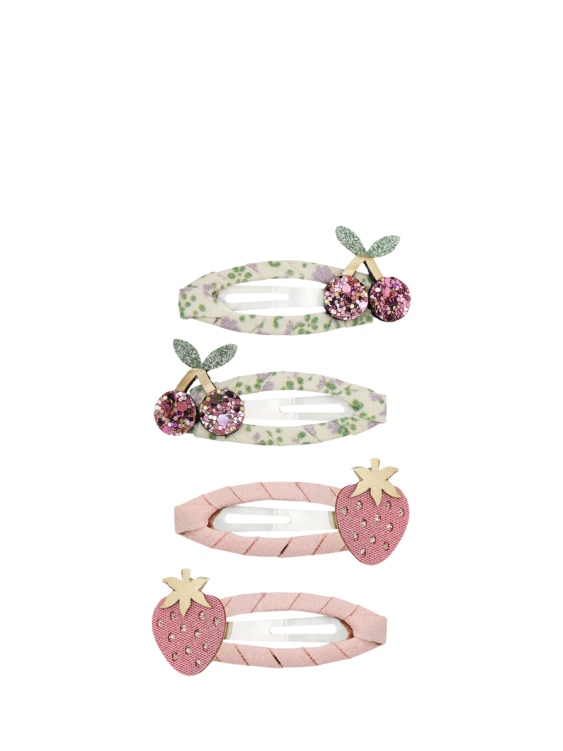 Mimi & Lula kids summer fruits hair clips pack of 4 - British product
