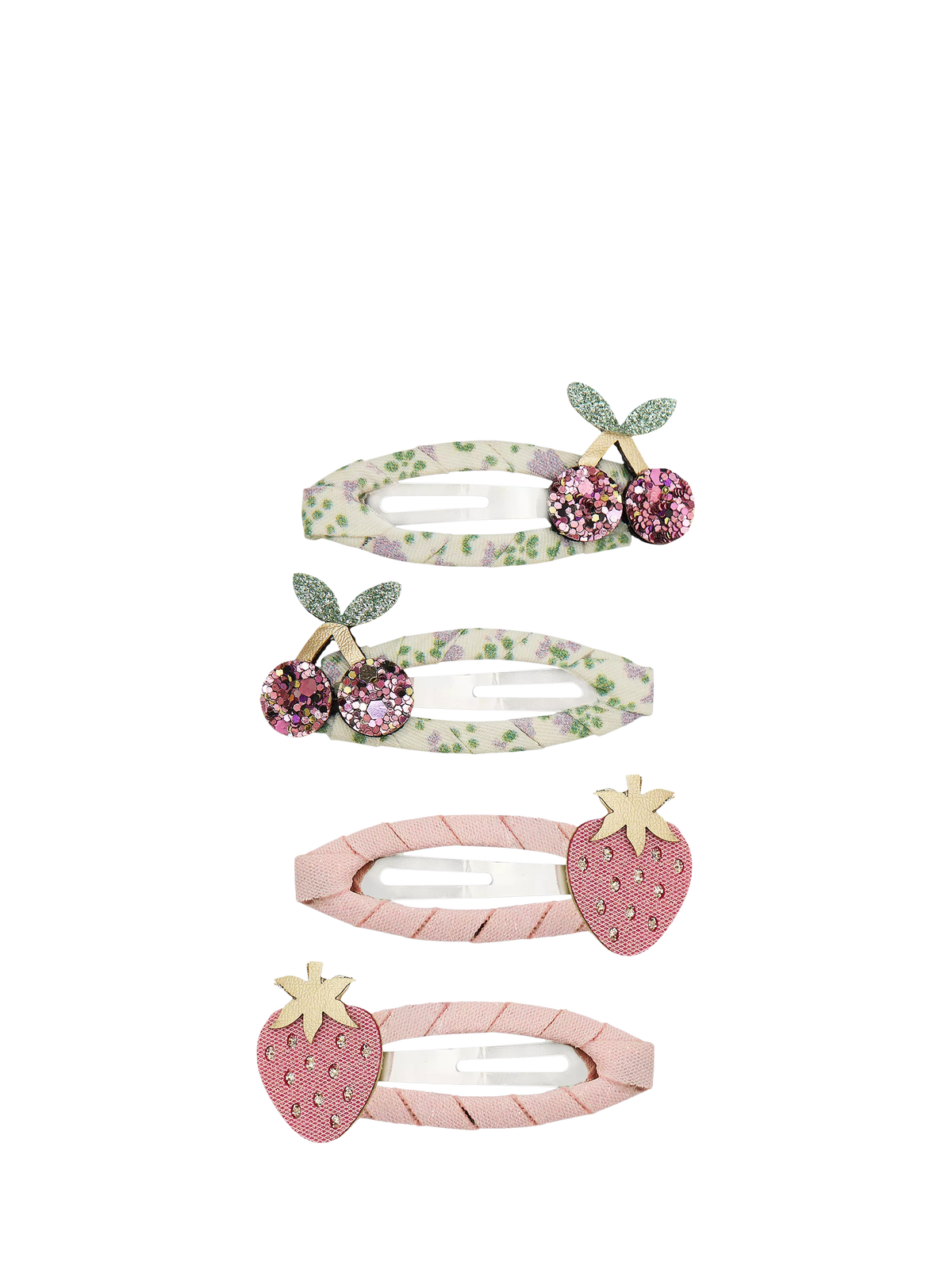 Mimi & Lula kids summer fruits hair clips pack of 4 - British product
