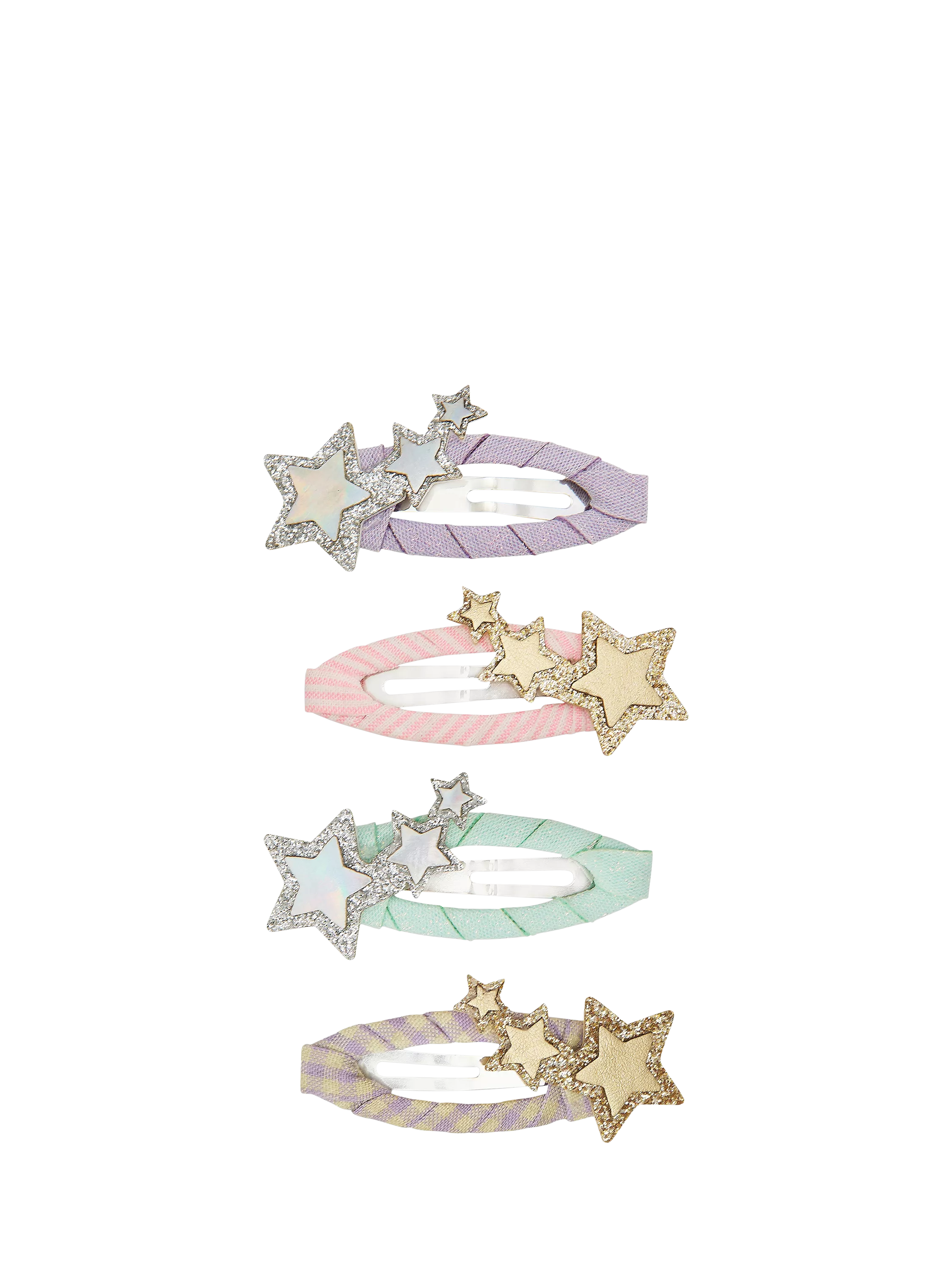 Mimi & Lula glitter hair clips 4-pack - British product