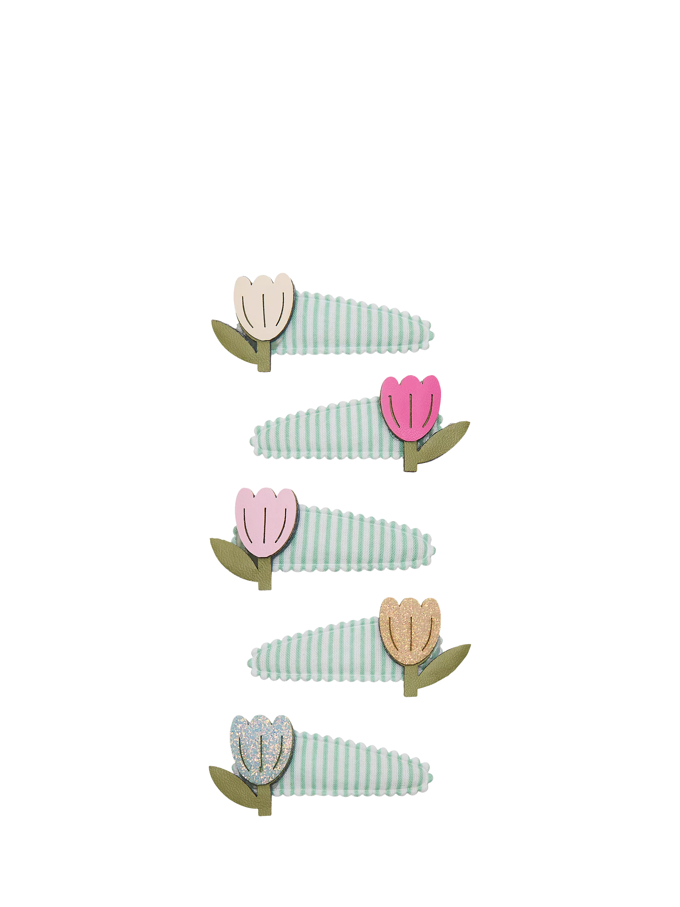 Mimi & Lula kids mini tulip hair clips pack of 5, imported from the UK