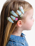 Mimi & Lula kids mini tulip hair clips pack of 5, imported from the UK