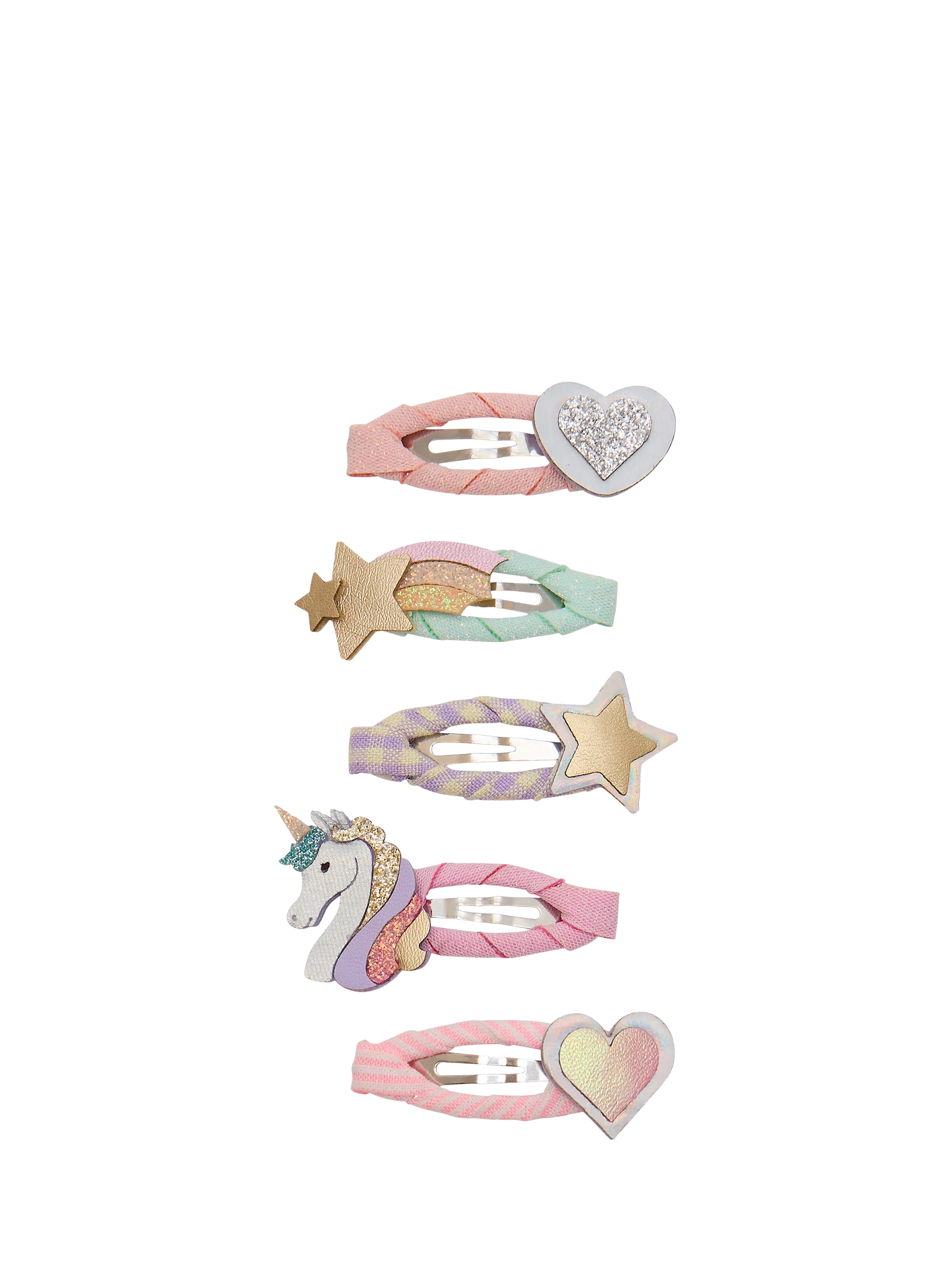 Mimi & Lula unicorn hair clips pack of 5 - British product
