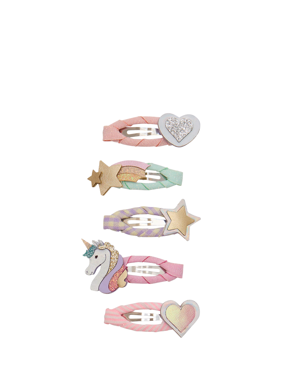 Mimi & Lula unicorn hair clips pack of 5 - British product