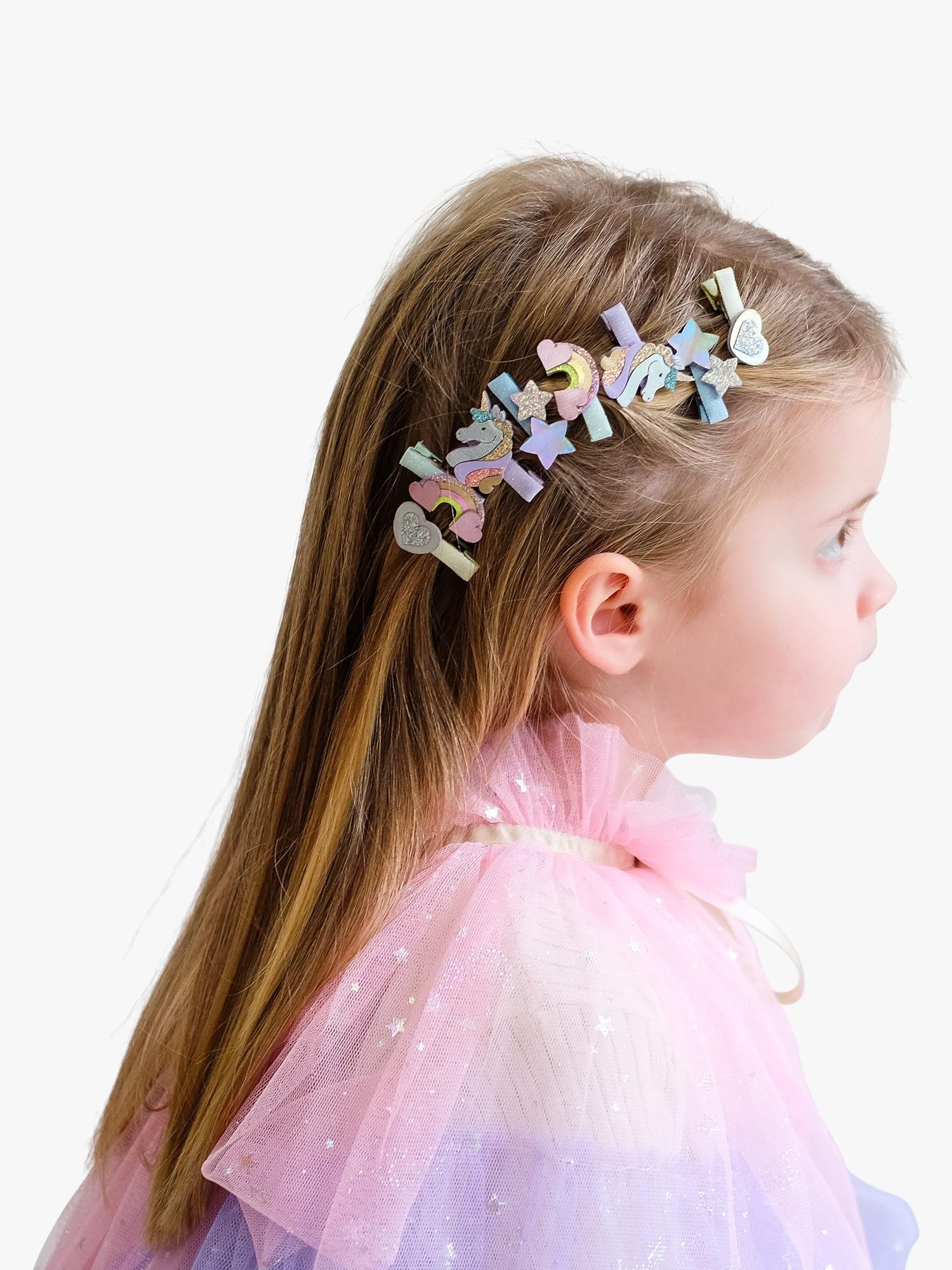 Mimi & Lula mini unicorn hair clips 8 pack, UK version
