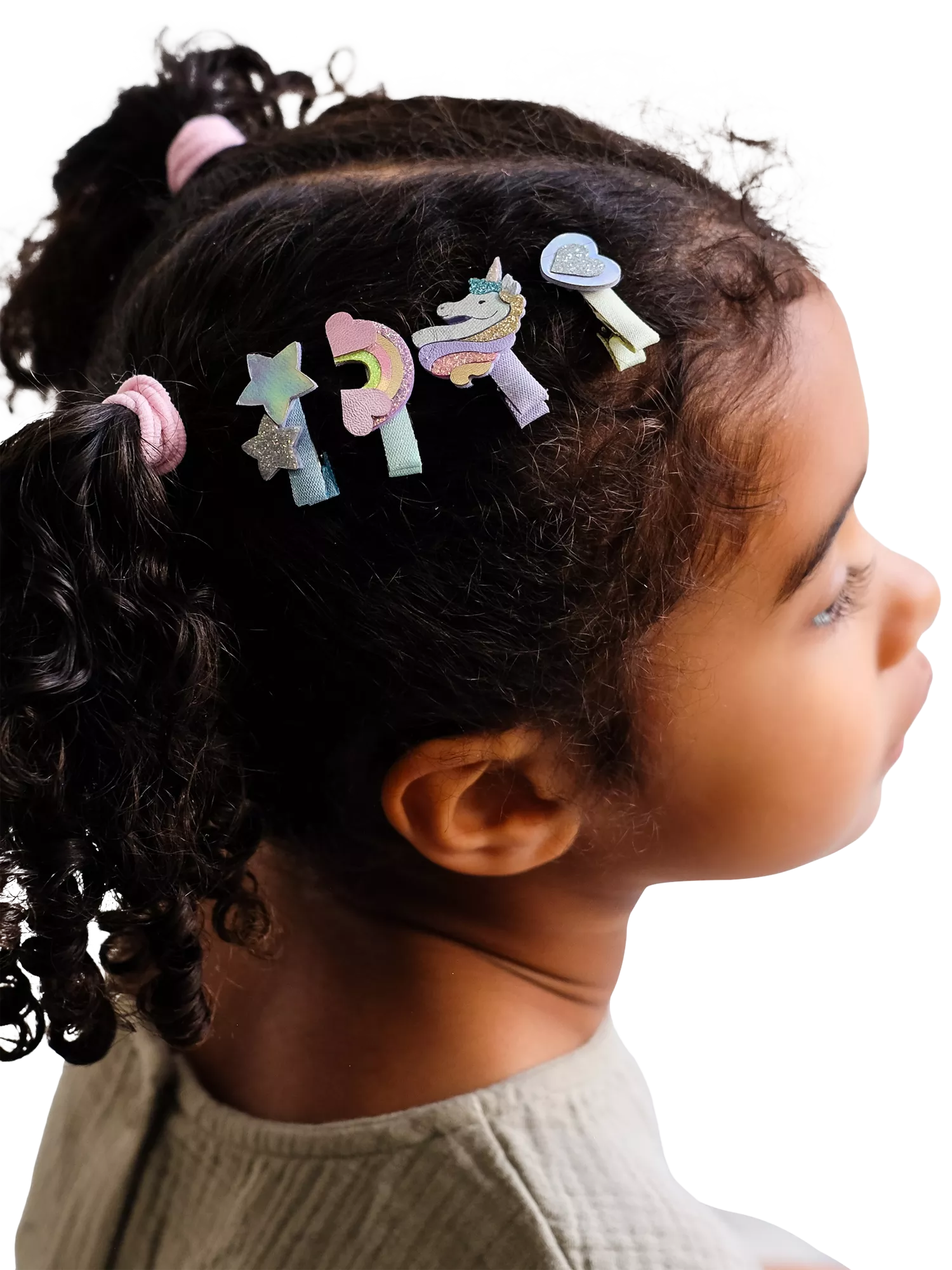 Mimi & Lula mini unicorn hair clips 8 pack, UK version
