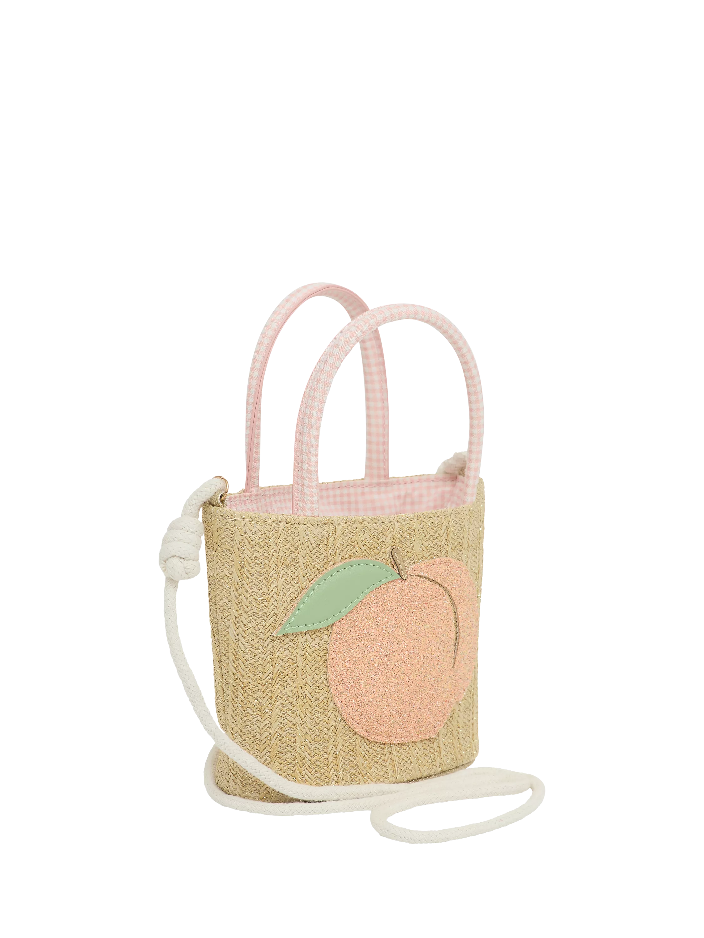 Mimi & Lula kids glitter peach basket - British product