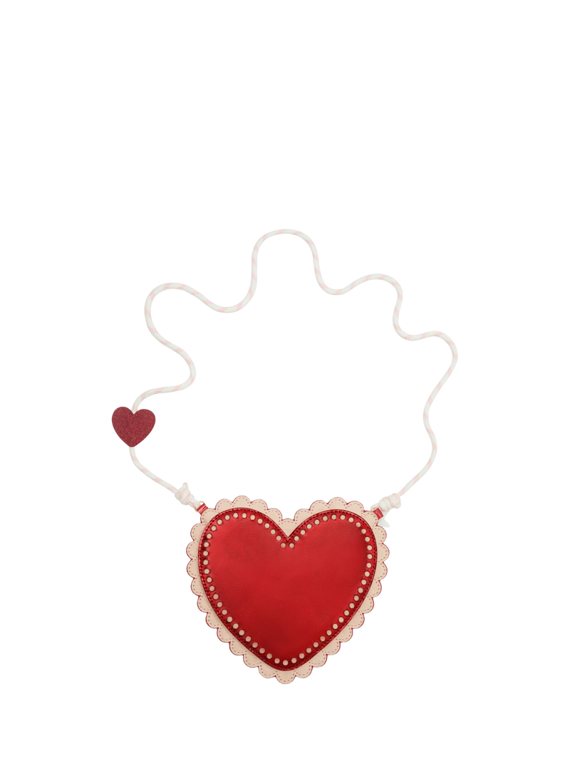 Mimi & Lula kids red heart bag, imported from the UK