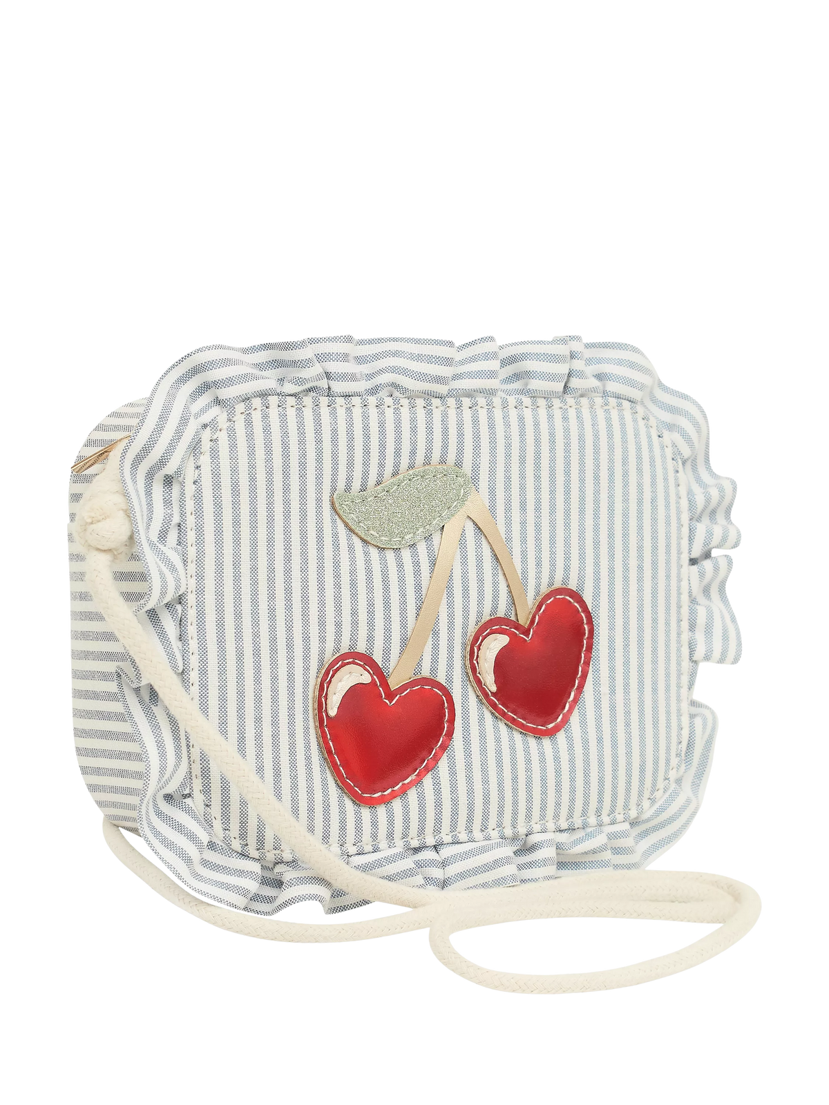Mimi & Lula striped cherry bag blue, imported from the UK