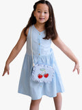 Mimi & Lula striped cherry bag blue, imported from the UK