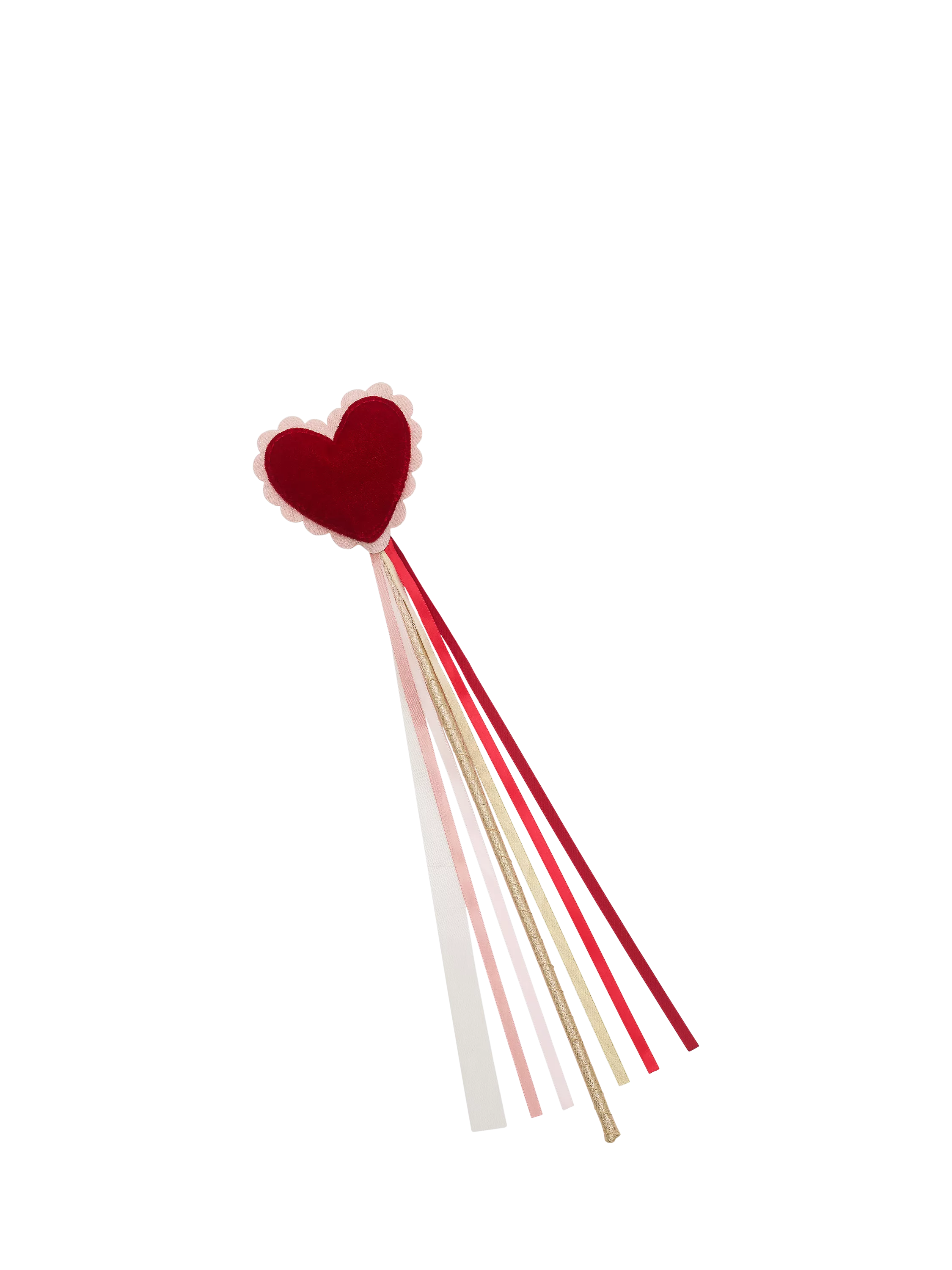 Mimi & Lula velvet heart wand pink multi imported from the UK