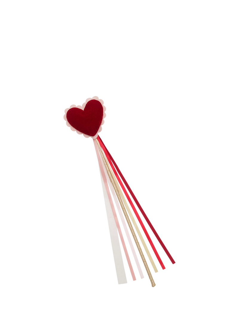 Mimi & Lula velvet heart wand pink multi imported from the UK