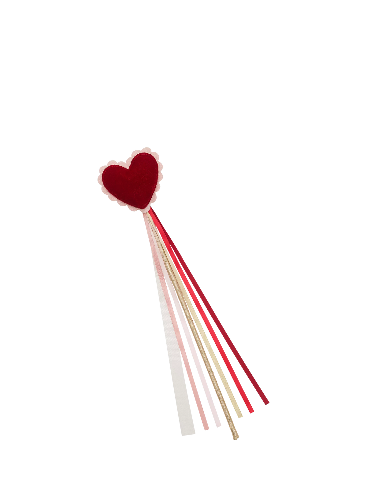 Mimi & Lula velvet heart wand pink multi imported from the UK