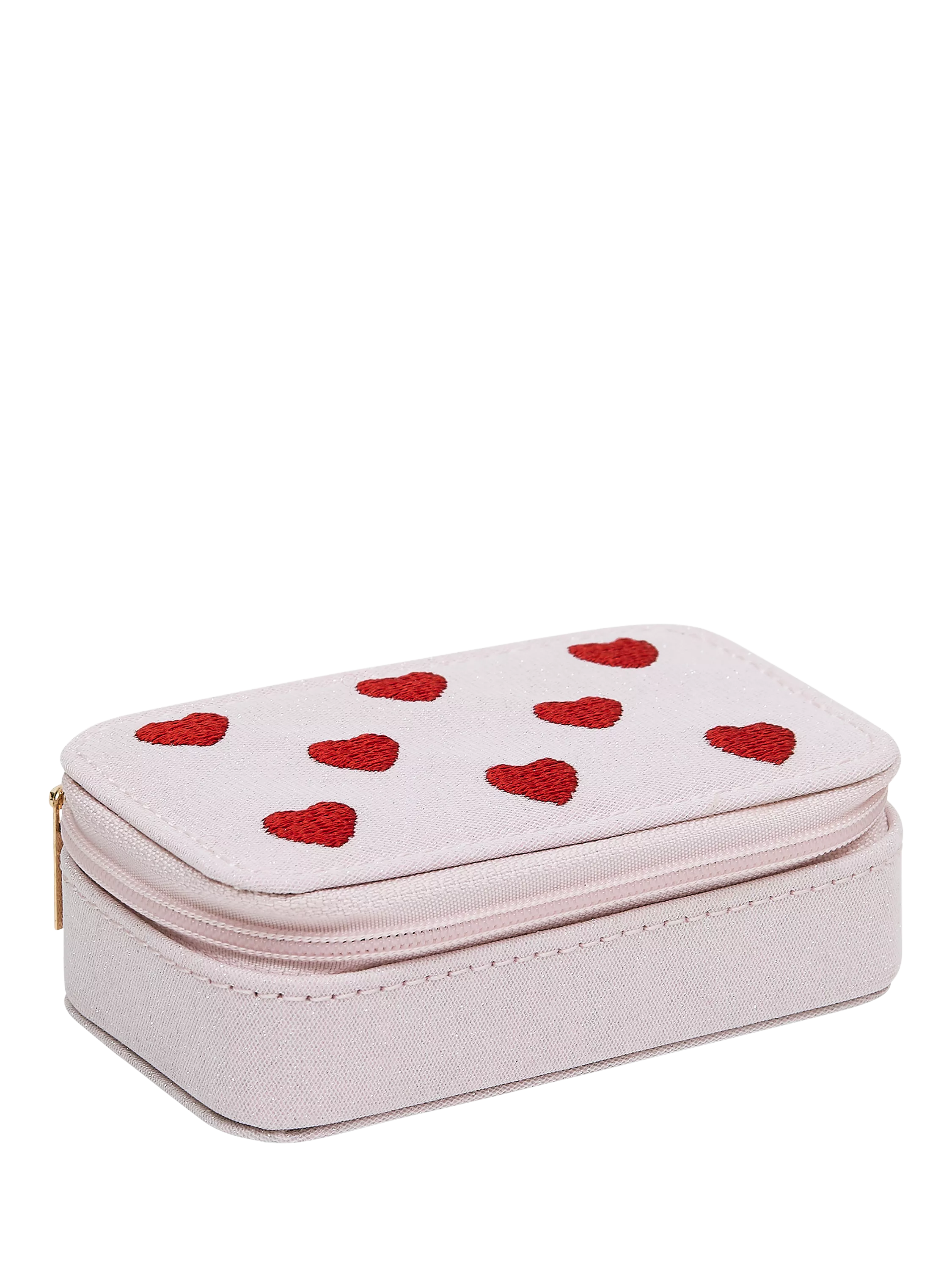Mimi & Lula kids embroidered heart jewellery box (British brand)