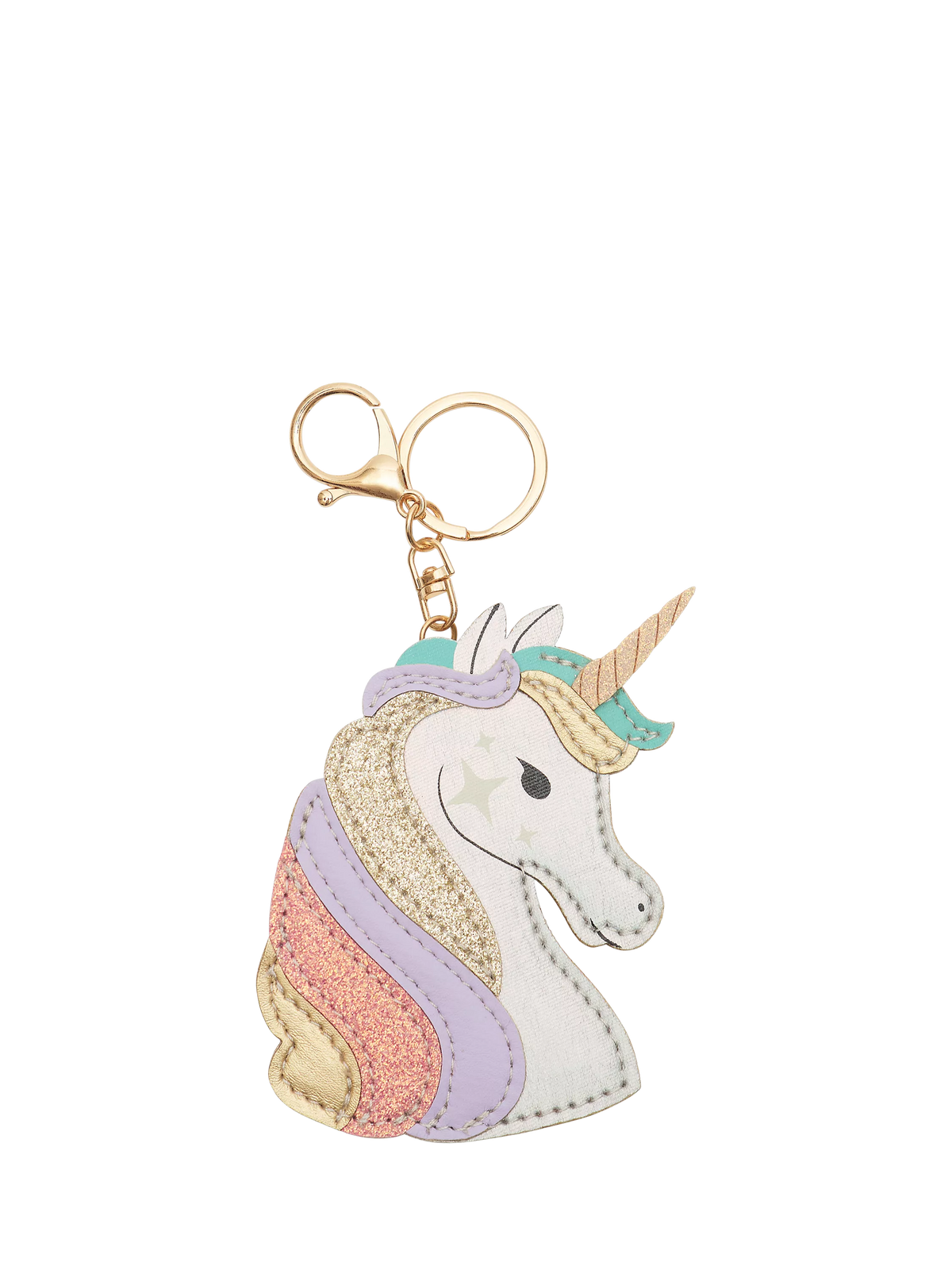 Mimi & Lula unicorn keyring multi colour (British brand)