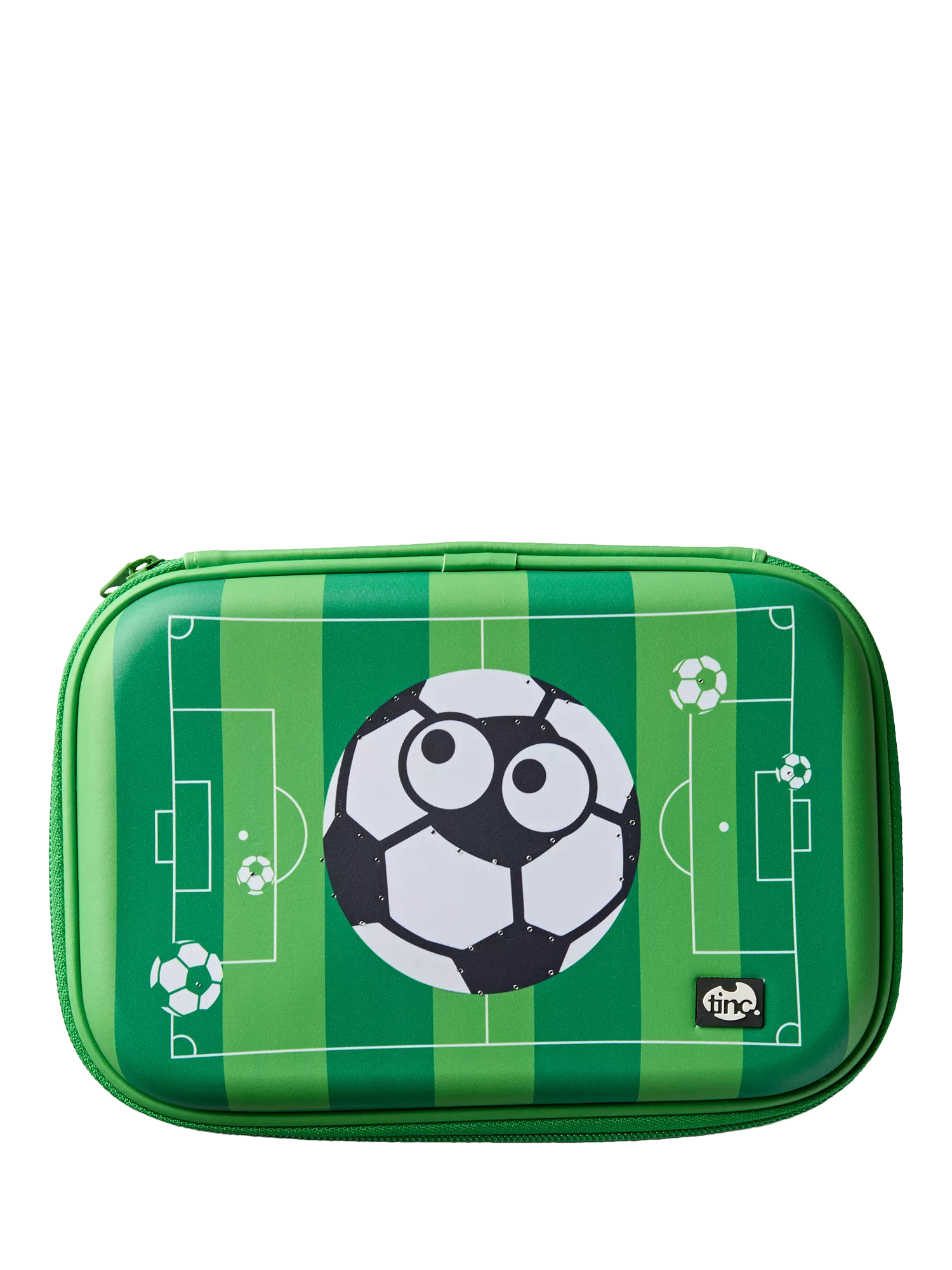 Tinc football light up pencil case green - British product