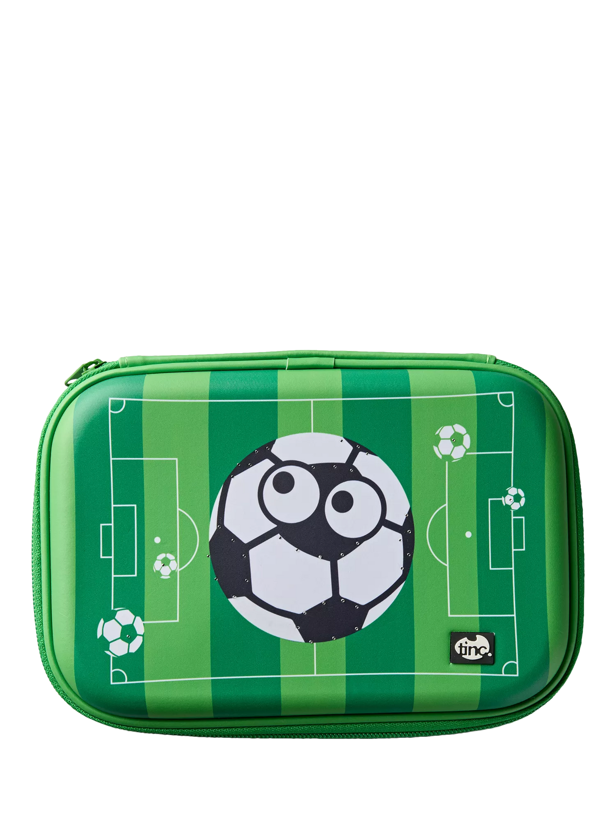 Tinc football light up pencil case green - British product