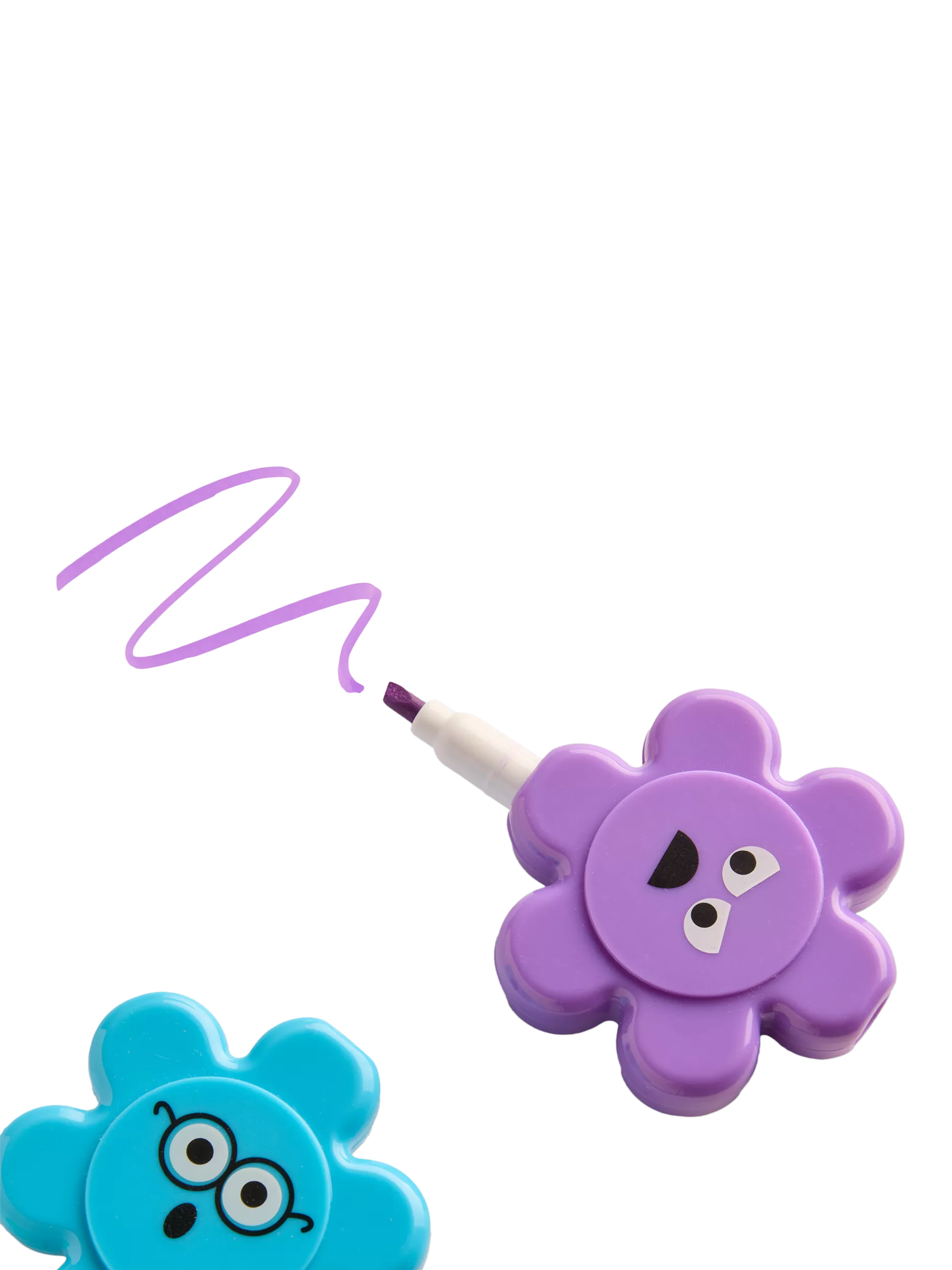Tinc flower stacking highlighter pens set of 6 (British brand)