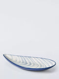 John Lewis stoneware platter 31cm blue, UK version