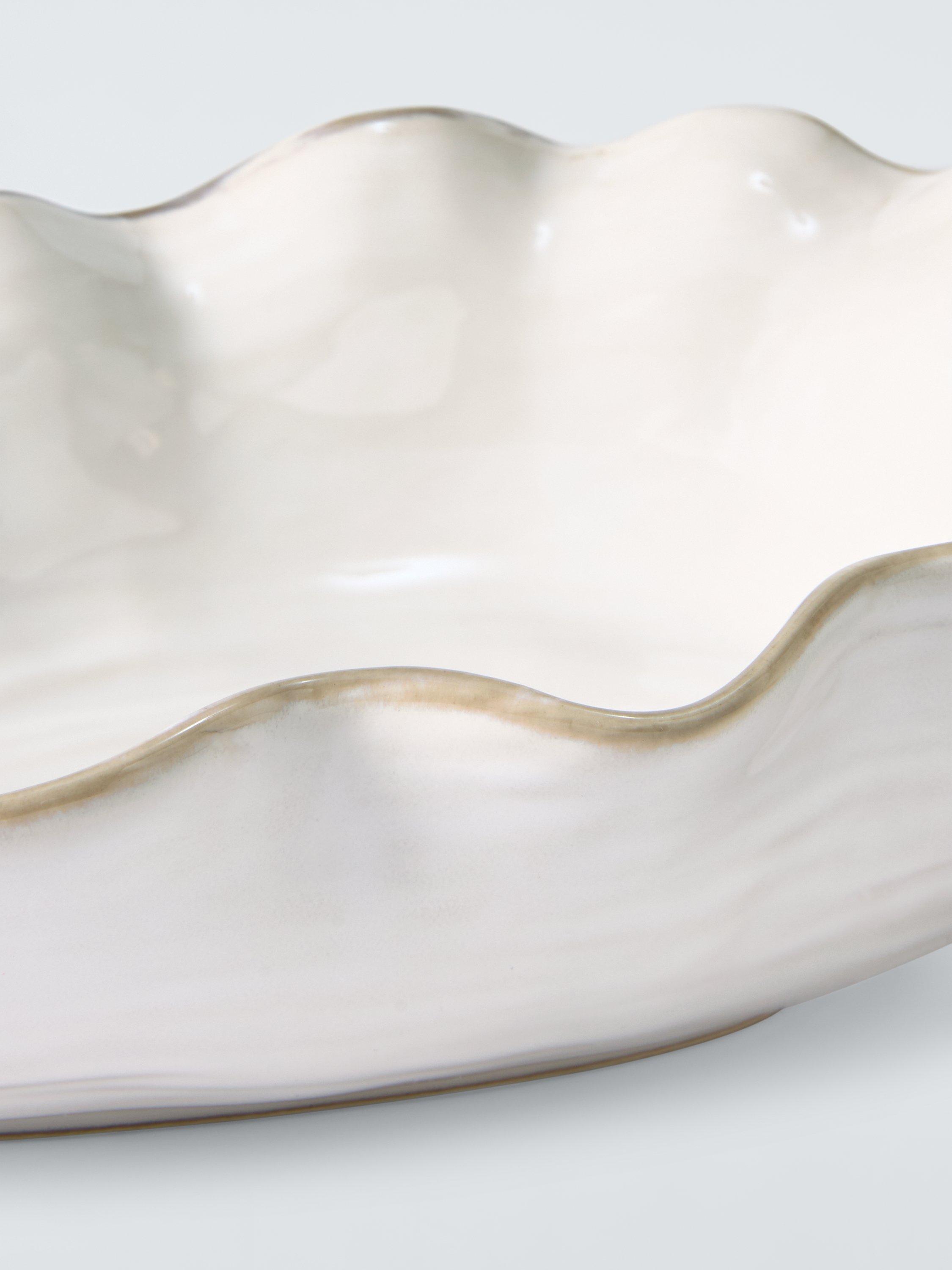 John Lewis Oyster Shell salad bowl 38cm, imported from the UK