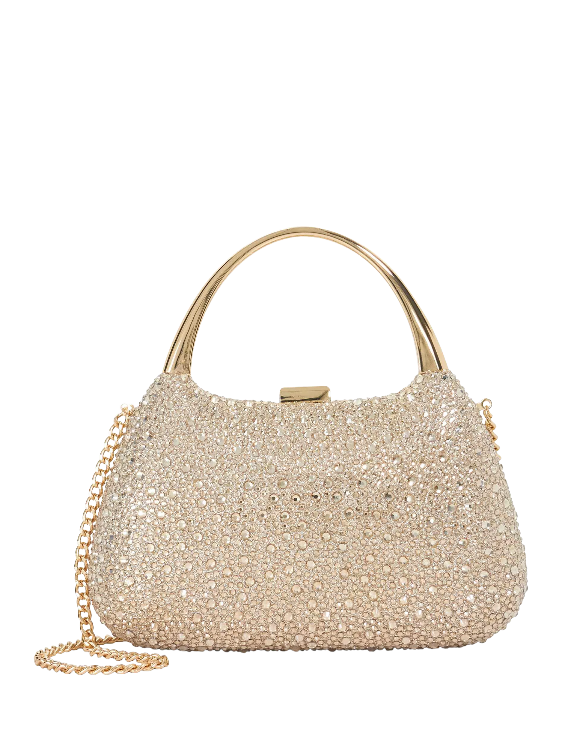 Dune London gold embellished evening bag, imported from the UK