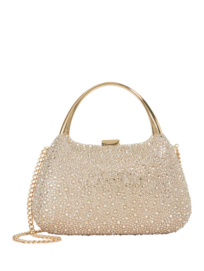 John Lewis Dune London Beamings Embellished Evening Bag, Gold- Buy online at McGrocer