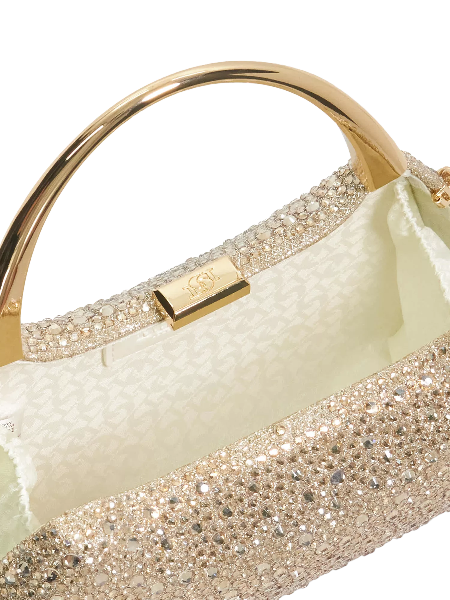 Dune London gold embellished evening bag, imported from the UK