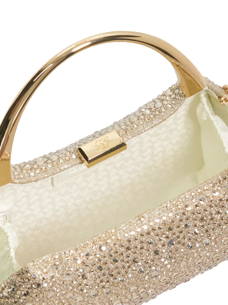 Dune London gold embellished evening bag, imported from the UK