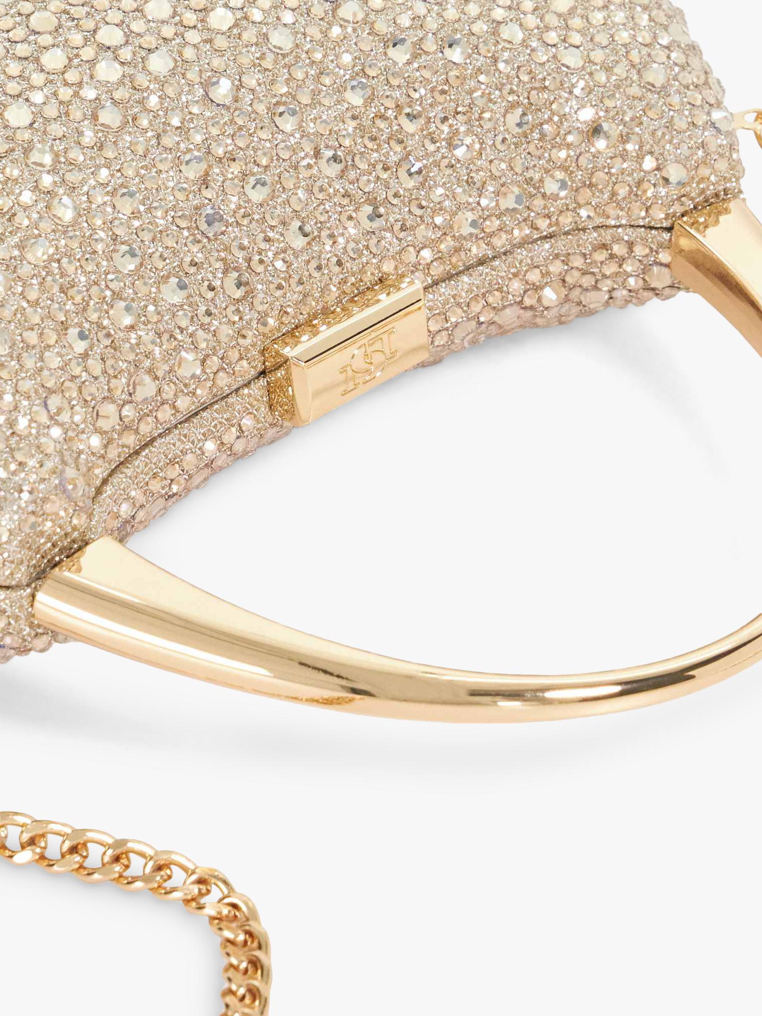 Dune London gold embellished evening bag, imported from the UK
