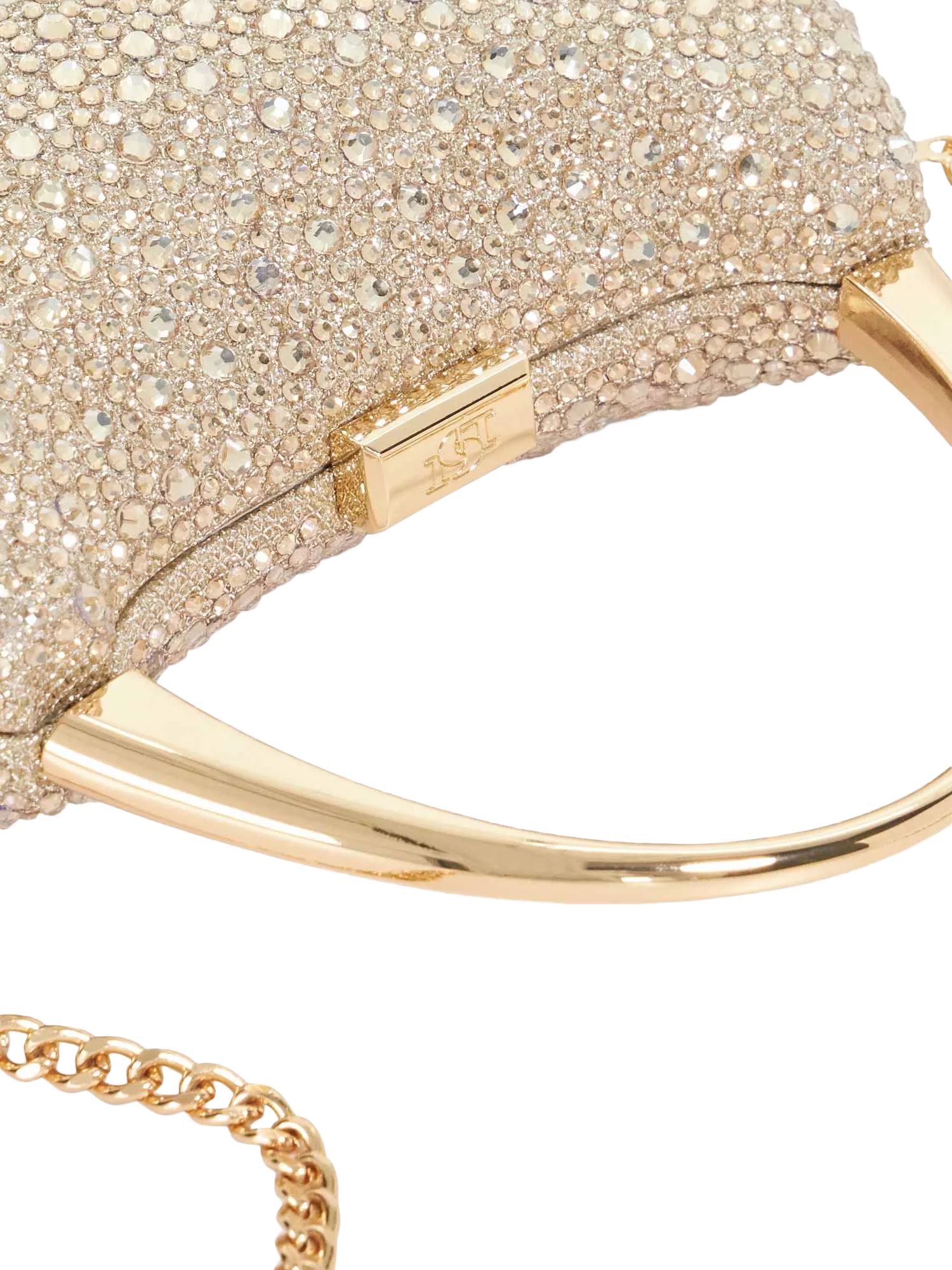 Dune London gold embellished evening bag, imported from the UK