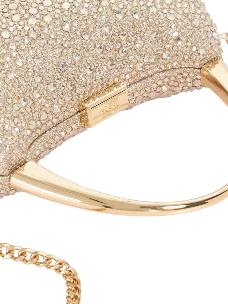 Dune London gold embellished evening bag, imported from the UK