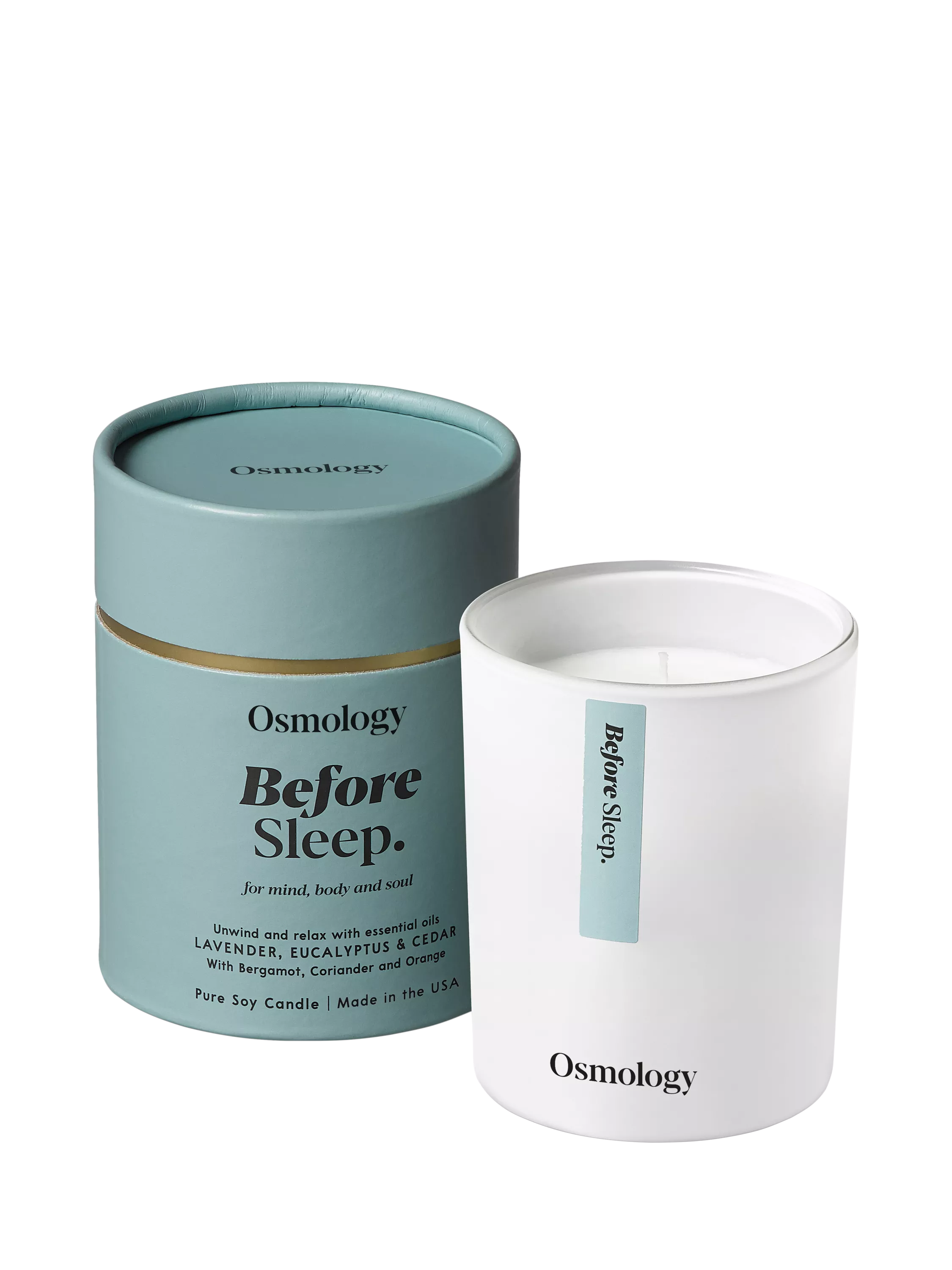 Osmology by Aery Before Sleep candle 200g lavender cedar, UK version