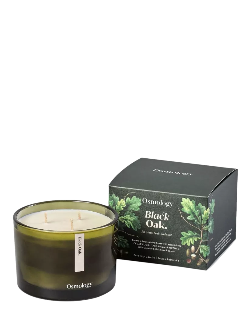 Osmology by Aery Black Oak scented candle 1.1kg, imported from the UK