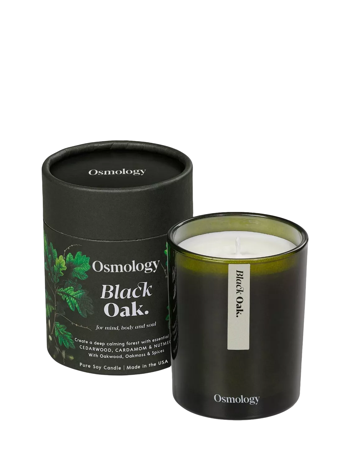 Osmology by Aery Black Oak scented candle 200g - British product