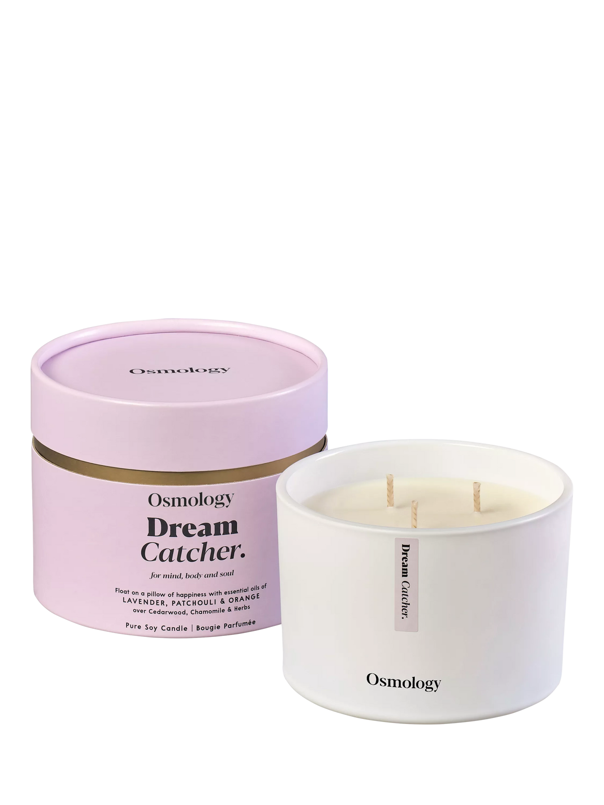 Osmology by Aery Dream Catcher triple wick scented candle 450g, imported from the UK