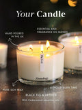 Osmology by Aery Fig Leaf three wick candle 1.1kg, imported from the UK