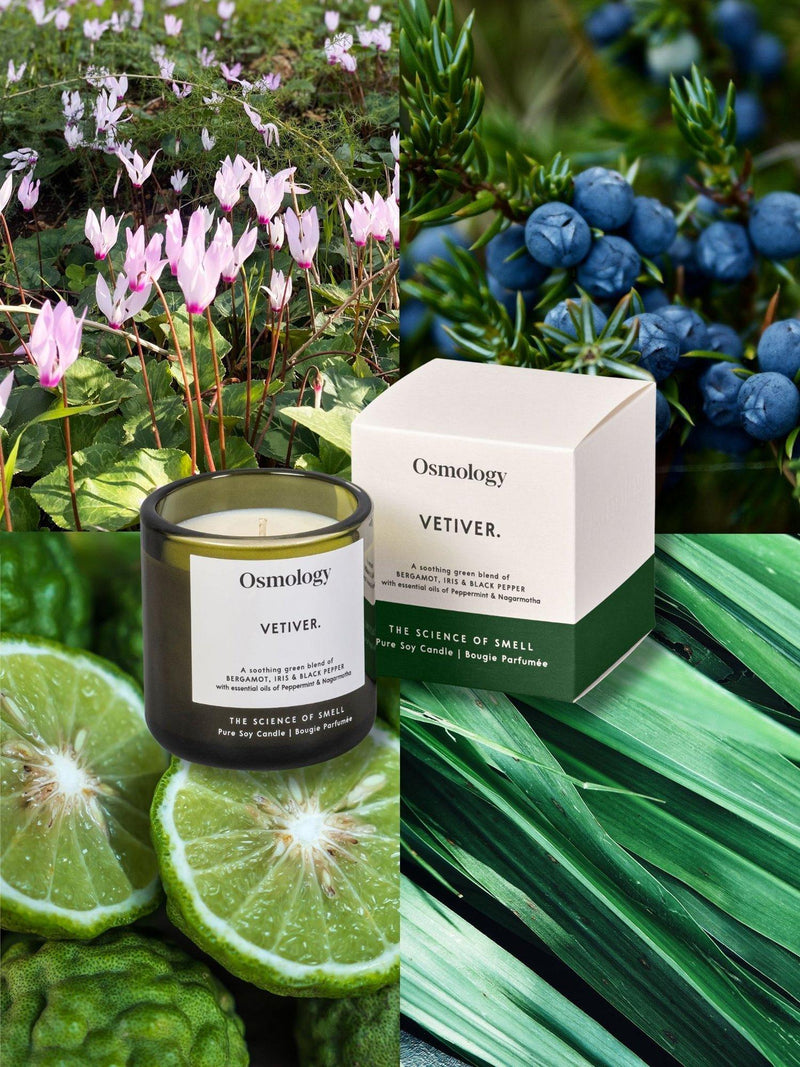 Osmology by Aery Utility Vetiver scented candle 200g, imported from the UK