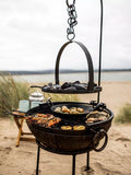 Kadai Travel BBQ kit with carry bag and stand 40cm, imported from the UK