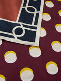 John Lewis silk scarf polka dot 100x100cm - British product