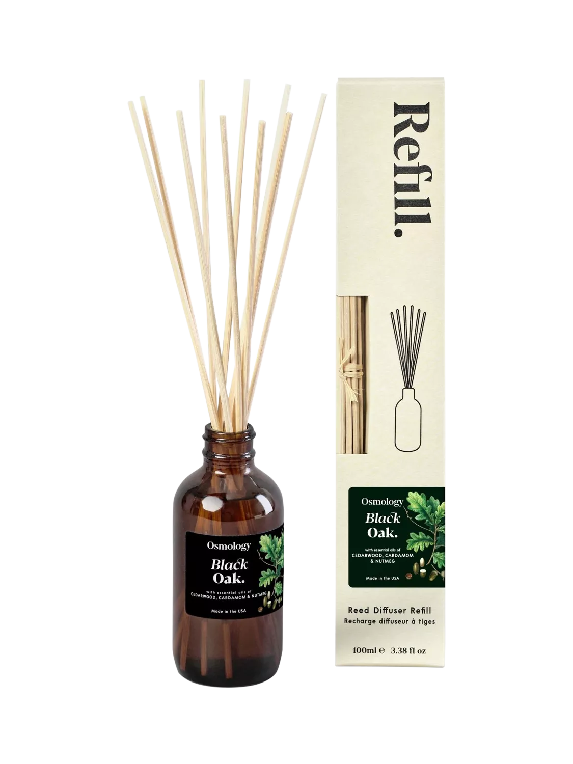 Osmology by Aery Black Oak diffuser refill 100ml - British product