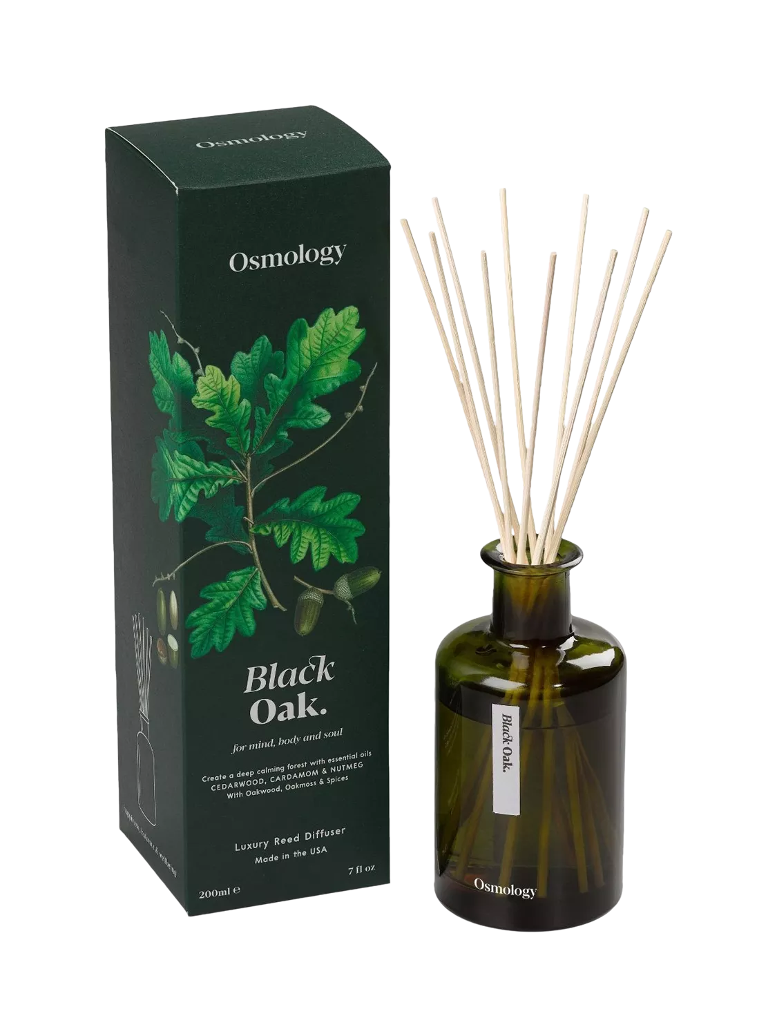 Osmology by Aery Black Oak reed diffuser 200ml (British brand)
