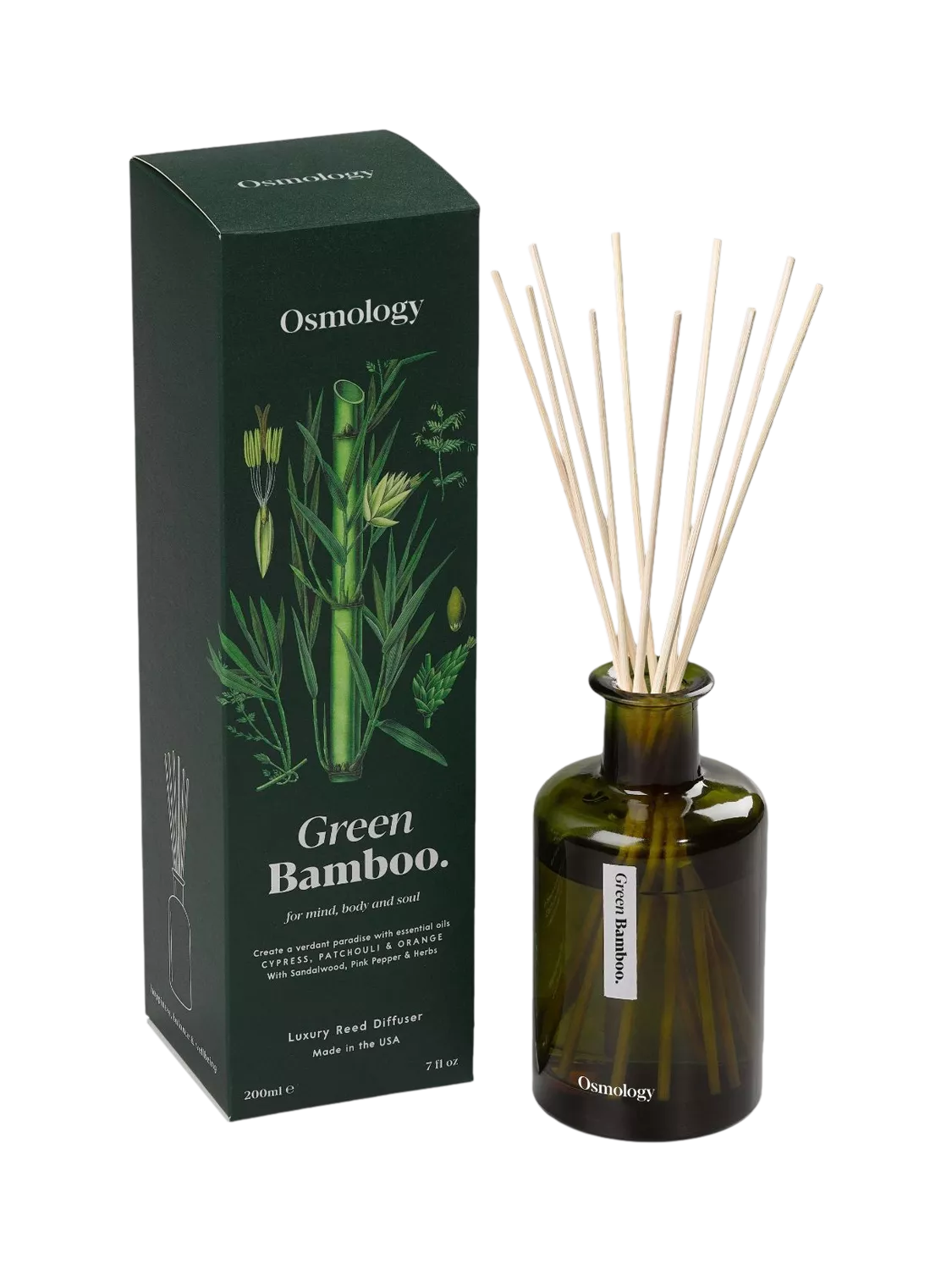 Osmology reed diffuser Green Bamboo 200ml - British product