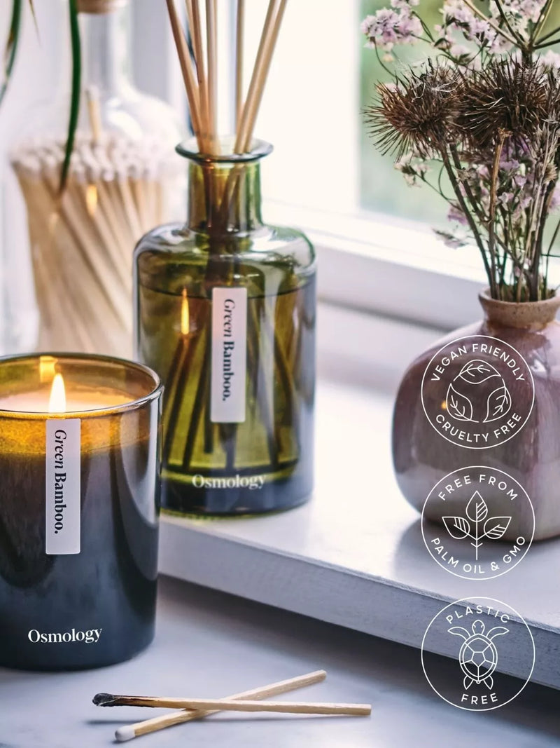 Osmology reed diffuser Green Bamboo 200ml - British product