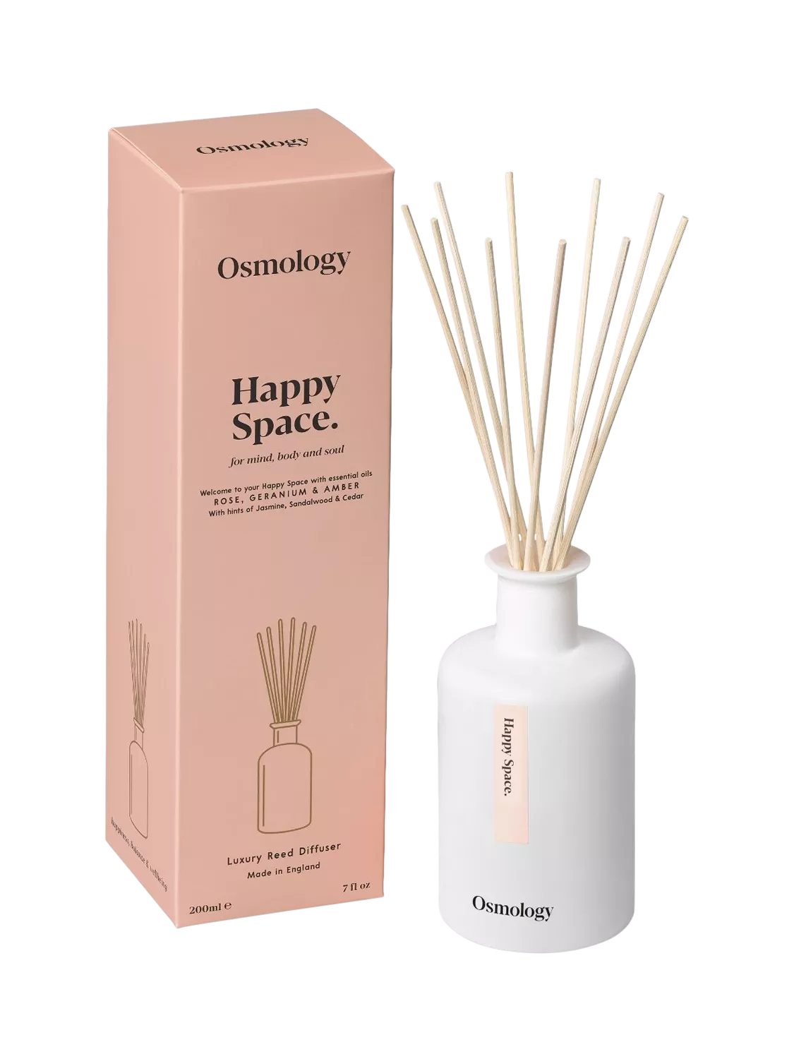 Osmology by Aery Happy Space reed diffuser 200ml - British product