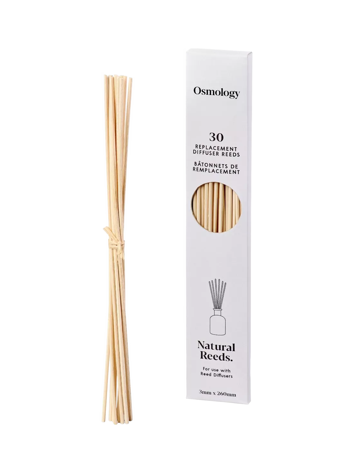 Osmology by Aery replacement diffuser reeds pack of 30 (British brand)